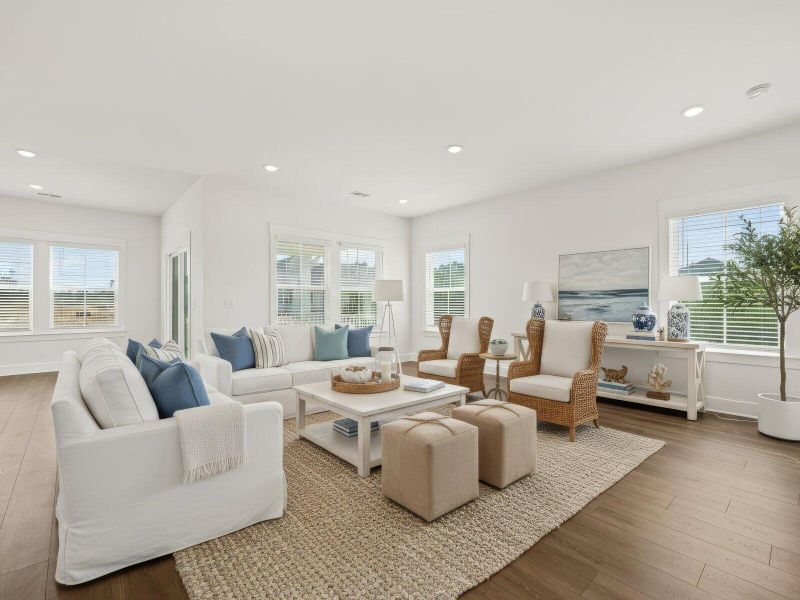 Furnished interior view inside a new home in The Coves at Lakes of Cane Bay, Summerville (Image 5).