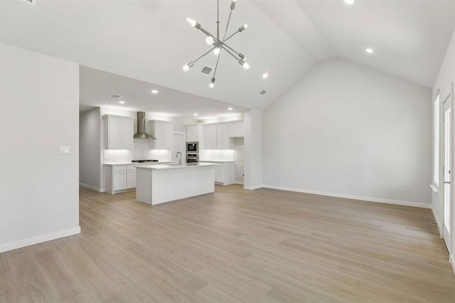 Open Floor Plan in the Masters home plan by Trophy Signature Homes – REPRESENTATIVE PHOTO Open Floor Plan in the Masters home plan by Trophy Signature Homes – REPRESENTATIVE PHOTO