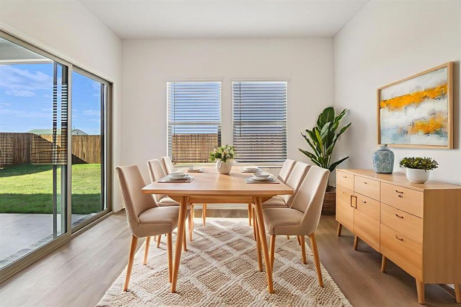 Furnished interior view inside a new home in River Ridge, Crandall (Image 9). Furnished interior view inside a new home in River Ridge, Crandall (Image 9).