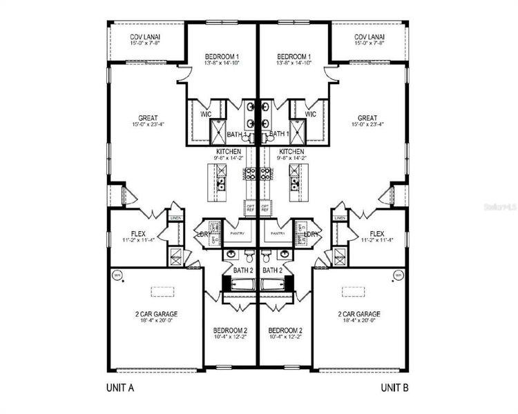 2D floor plan layout of this home in , Parrish, FL (Image 2).