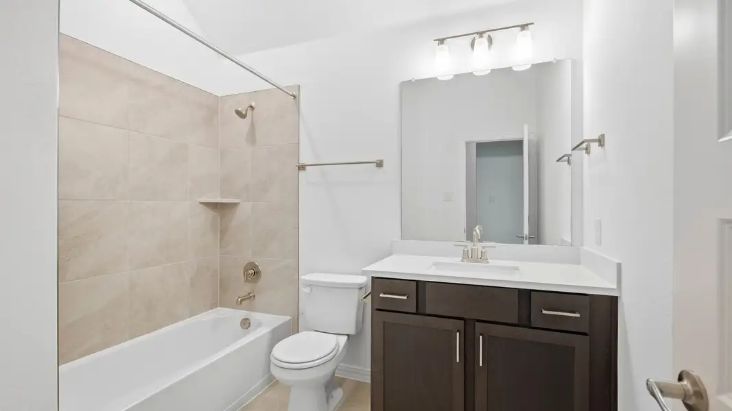 Furnished interior view inside a new home in Sunfield, Buda (Image 25).