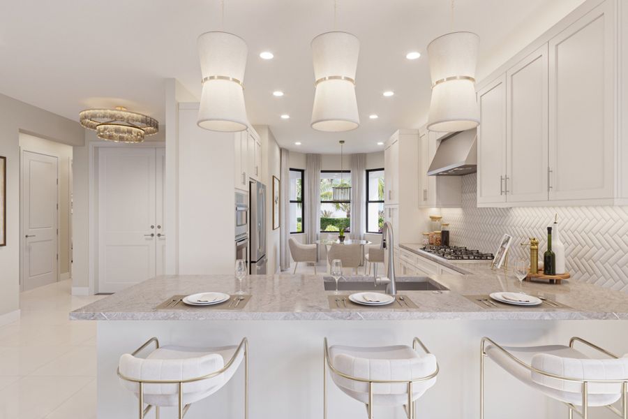 Representative furnished interior of a home built from the Lucia by GL Homes in Valencia Parc at Riverland, Port St. Lucie (Image 6).