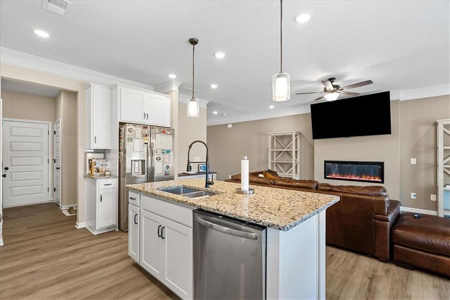 Furnished interior view inside a new home in , Calhoun (Image 16).