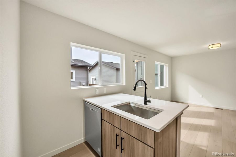 Furnished interior view inside a new home in , Colorado Springs (Image 9). Furnished interior view inside a new home in , Colorado Springs (Image 9).