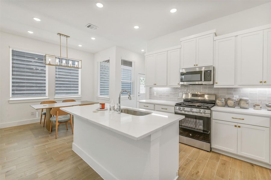 Furnished interior view inside a new home in , Cypress (Image 14).