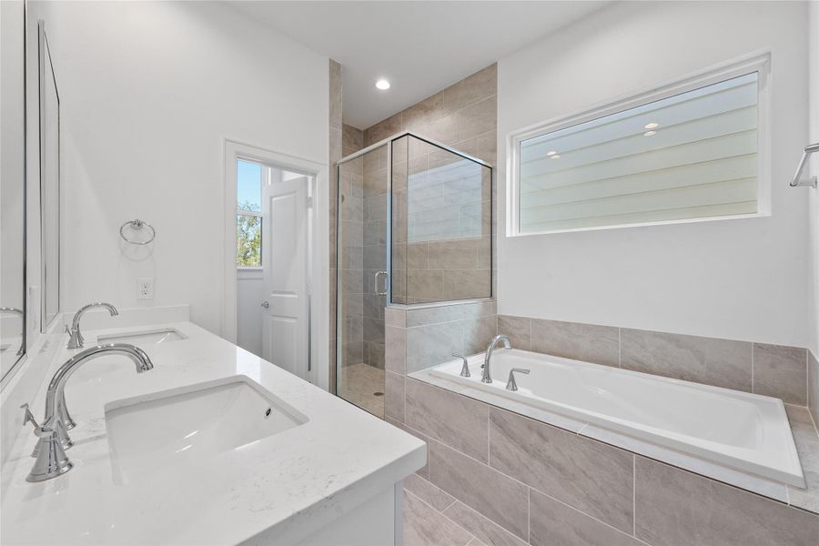 Furnished interior view inside a new home in Highland Commons, Houston (Image 7).