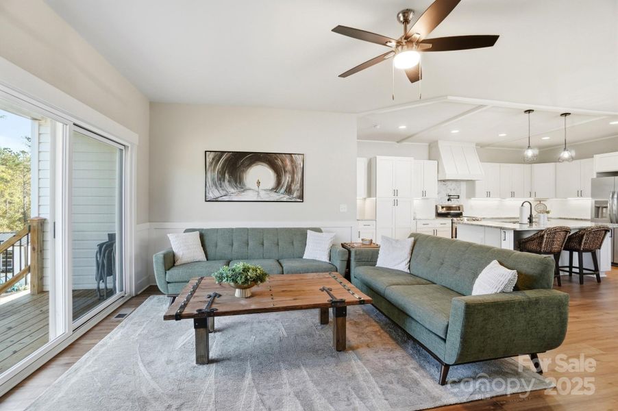 Furnished interior view inside a new home in , Clover (Image 7).