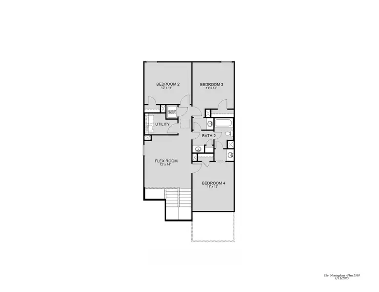 2D floor plan layout of this home in Townsend Reserve, Splendora, TX (Image 3). 2D floor plan layout of this home in Townsend Reserve, Splendora, TX (Image 3).