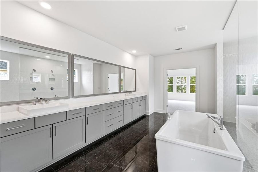 Furnished interior view inside a new home in , Cumming (Image 9).