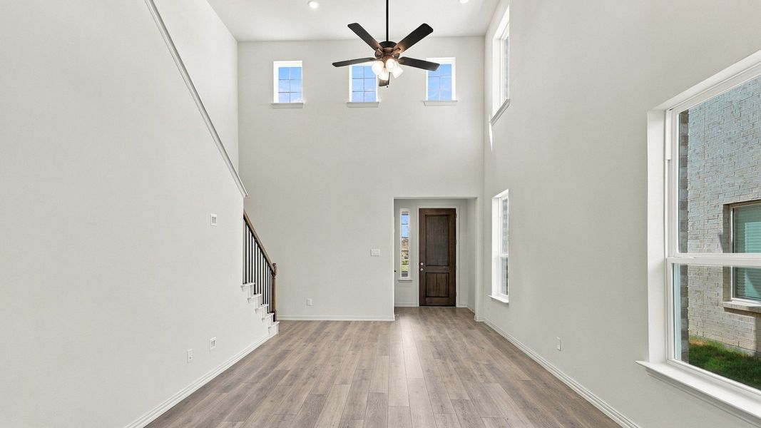 Furnished interior view inside a new home in Westridge Journey, McKinney (Image 14).
