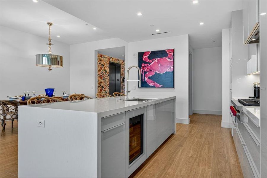 Furnished interior view inside a new home in , Longboat Key (Image 20).