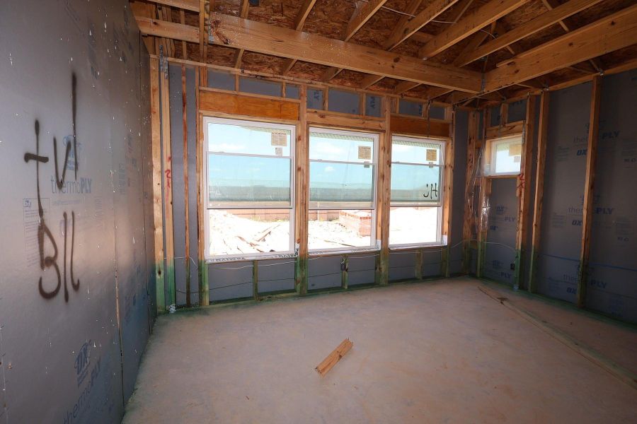 In-progress construction of a new home in Prairieland Village - Summit Collection, Cypress, TX (Image 7).
