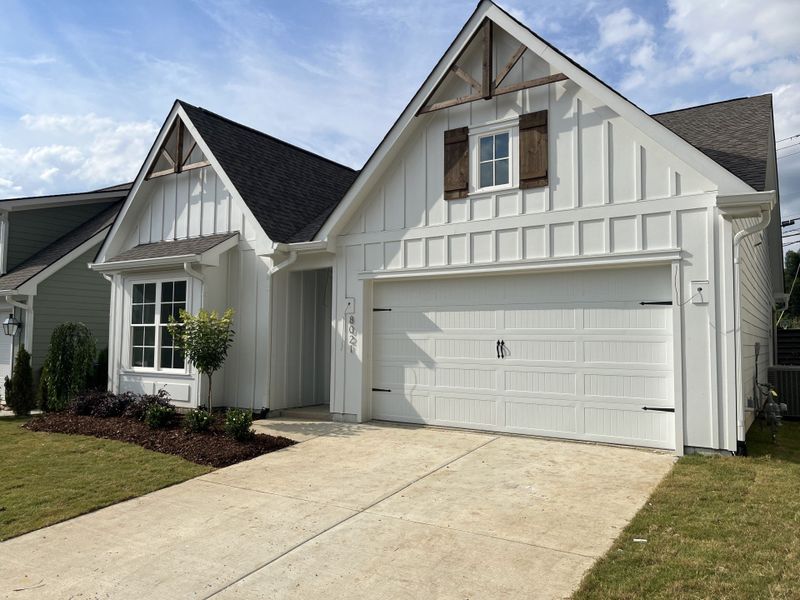 Front exterior of a new home in Heritage Walk, Chattanooga, TN, highlighting curb appeal (Image 2).