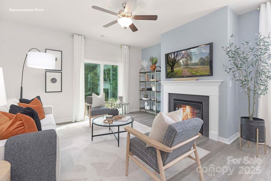 Furnished interior view inside a new home in Fergus Crossing, York (Image 25).