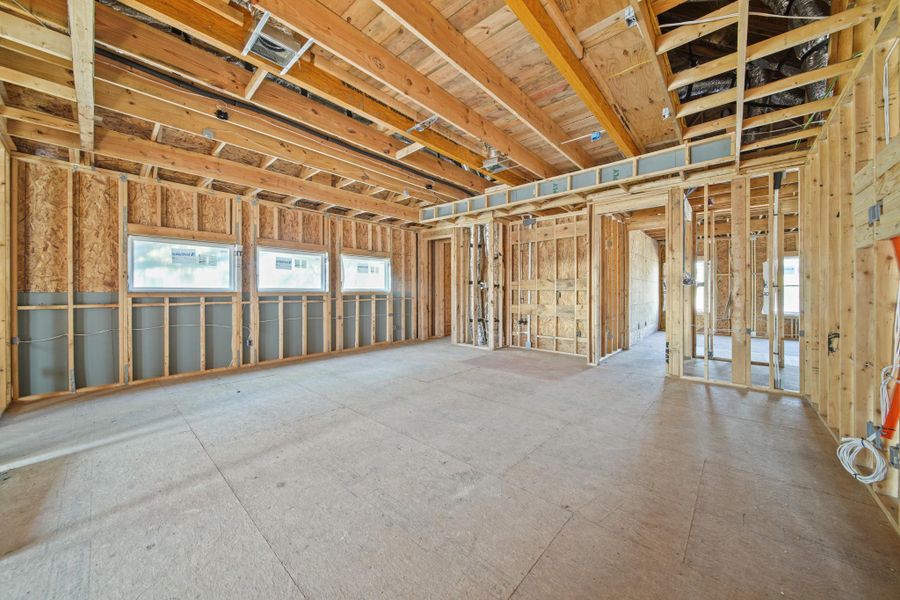 In-progress construction of a new home in , Houston, TX (Image 33).