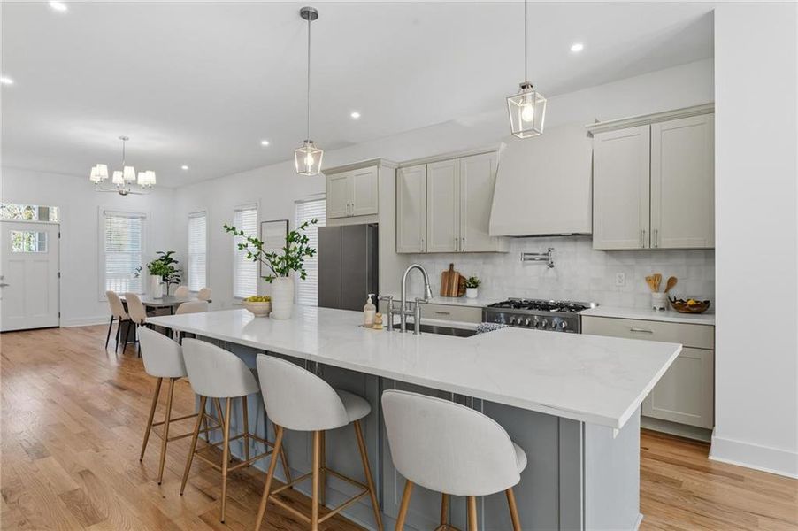 Furnished interior view inside a new home in , Atlanta (Image 11).