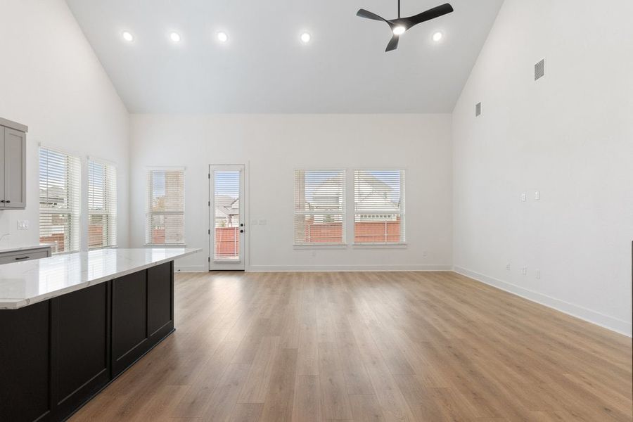 Furnished interior view inside a new home in Sauls Ranch, Round Rock (Image 10).