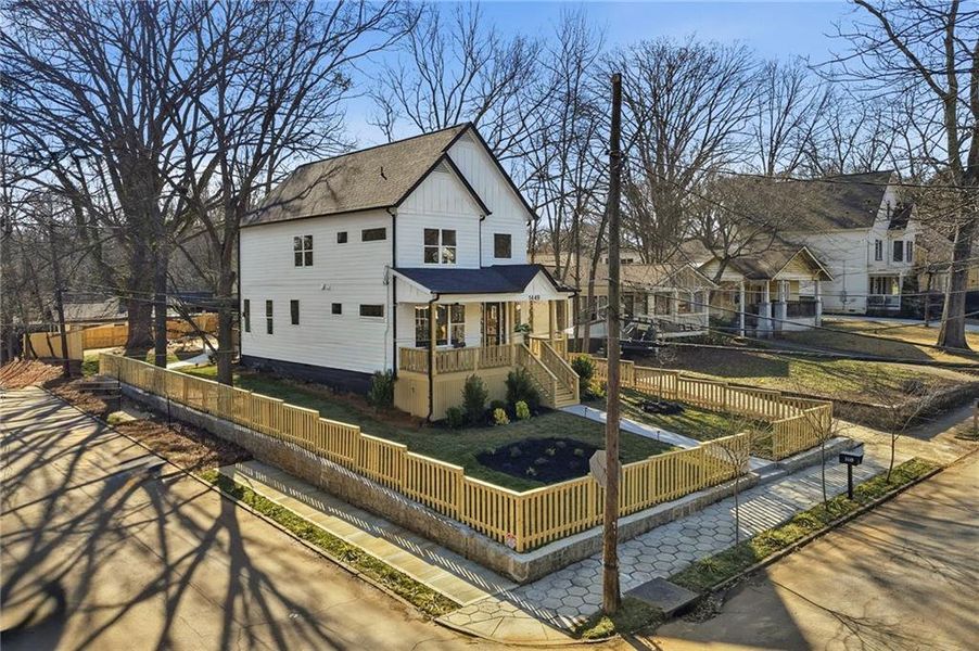 Front exterior of a new home in , Atlanta, GA, highlighting curb appeal (Image 2).