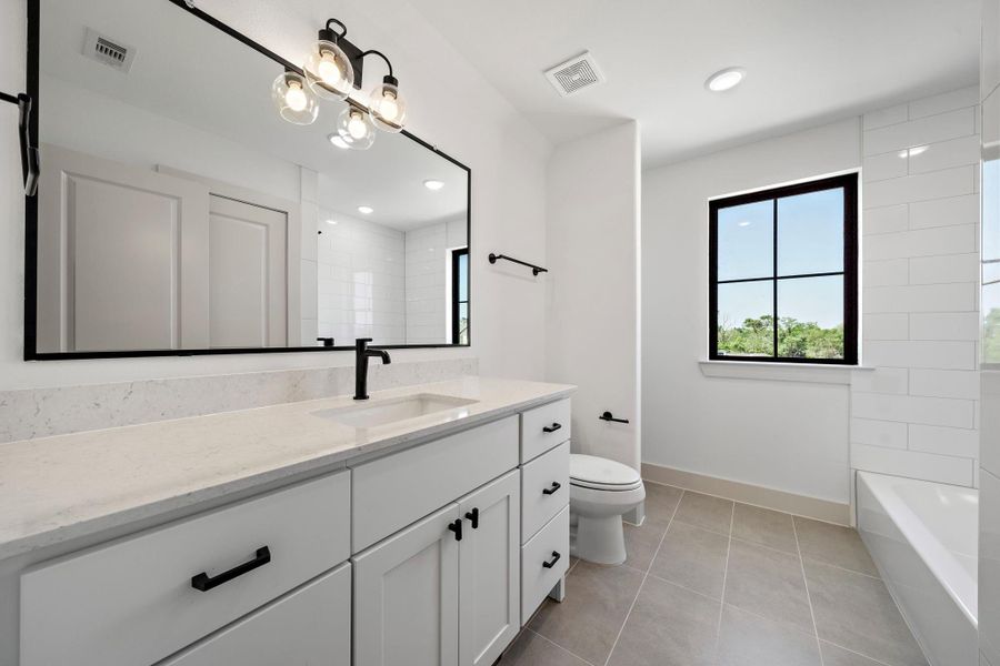 Furnished interior view inside a new home in Spring Valley Creek, Houston (Image 9).