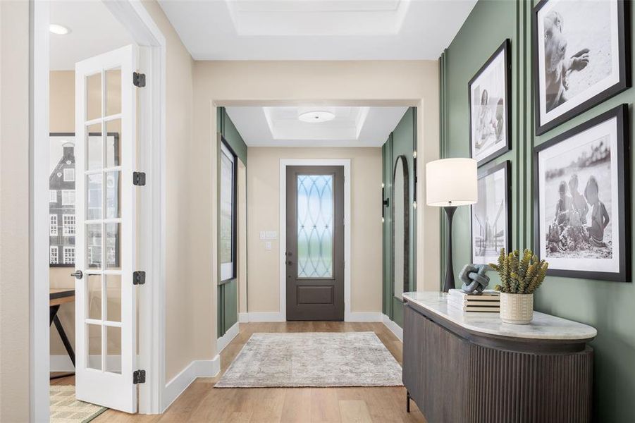 Furnished interior view inside a new home in , Prosper (Image 25).