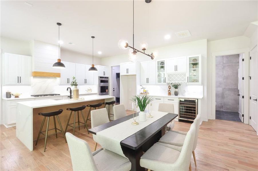 Furnished interior view inside a new home in , Newnan (Image 38).