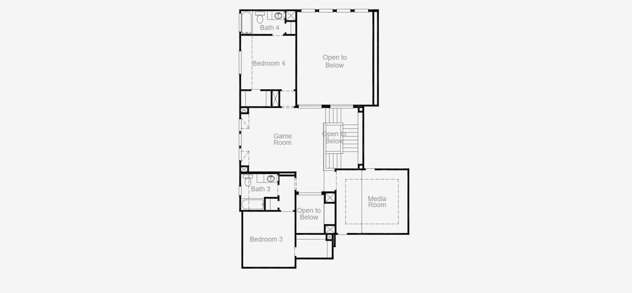 2D floor plan layout of this home in Jubilee, Hockley, TX (Image 4).