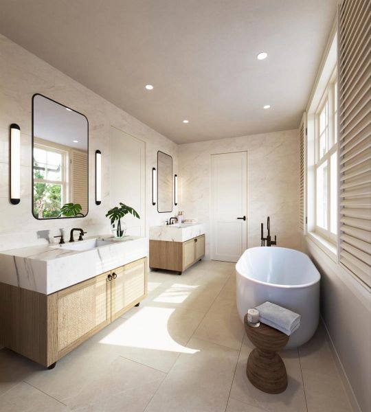 Primary Bathroom Rendering Primary Bathroom Rendering