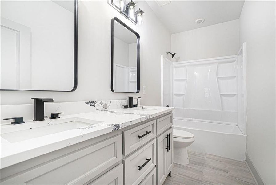 Furnished interior view inside a new home in , Oxford (Image 15).