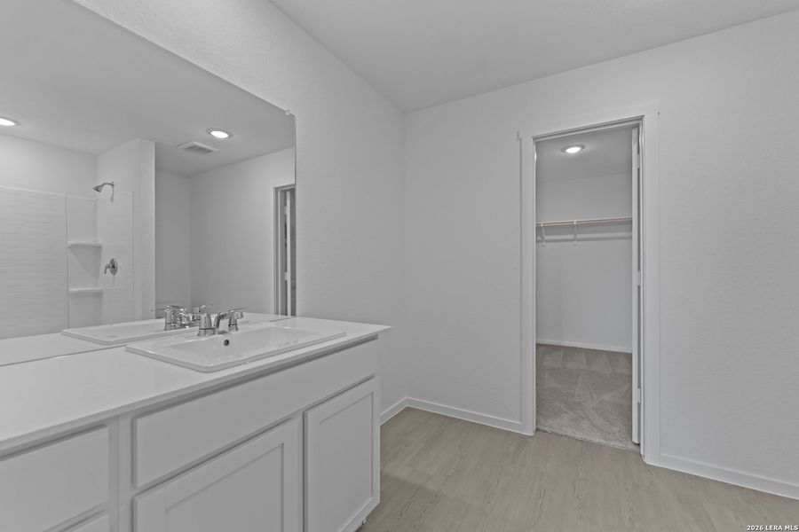 Furnished interior view inside a new home in Hightop Ridge, Converse (Image 7).
