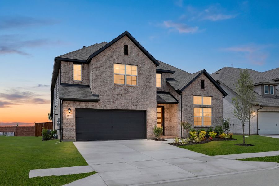 Representative exterior photo of a completed home built from the Courage by Rockwell Homes in Anna Ranch, Anna, TX (Image 27). Representative exterior photo of a completed home built from the Courage by Rockwell Homes in Anna Ranch, Anna, TX (Image 27).