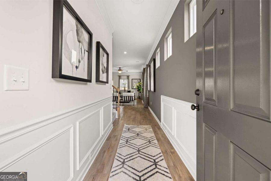 Furnished interior view inside a new home in Crescent Towns, Riverdale (Image 2).