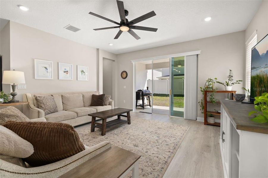 Furnished interior view inside a new home in Hartwood Landing, Clermont (Image 44).