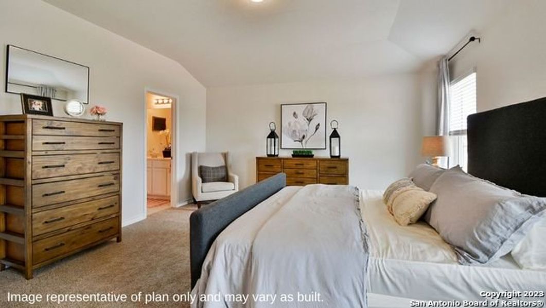 Furnished interior view inside a new home in The Canyons at Amhurst, San Antonio (Image 14).