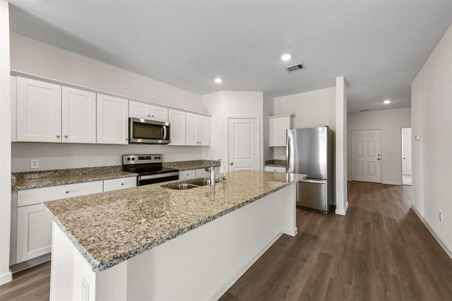 Furnished interior view inside a new home in Sunterra, Katy (Image 3). Furnished interior view inside a new home in Sunterra, Katy (Image 3).