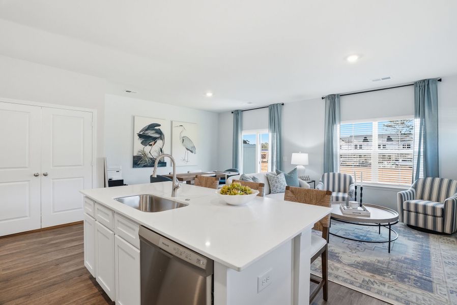 Representative furnished interior of a home built from the Sequoia by McGuinn Homes in Towns at Lake Greenwood, Greenwood (Image 10).