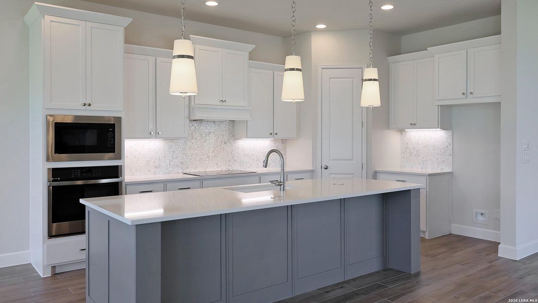 Furnished interior view inside a new home in Alsatian Oaks, Castroville (Image 13).