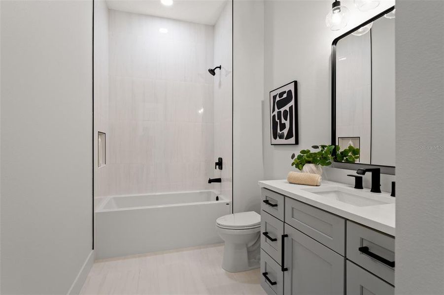 Furnished interior view inside a new home in , Hernando Beach (Image 14). Furnished interior view inside a new home in , Hernando Beach (Image 14).