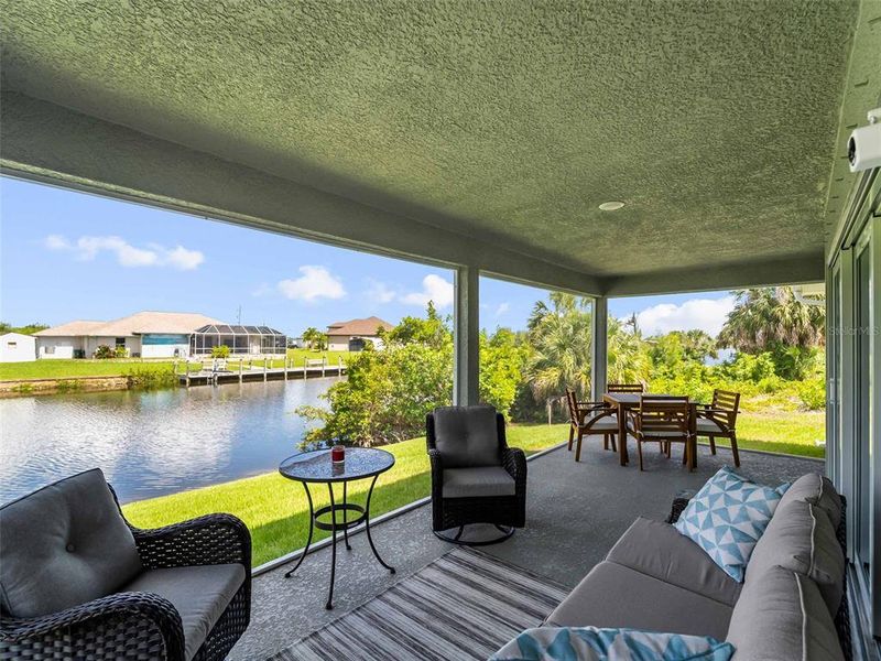 Exterior details and patio area of a home in Port Charlotte, Port Charlotte (Image 34).