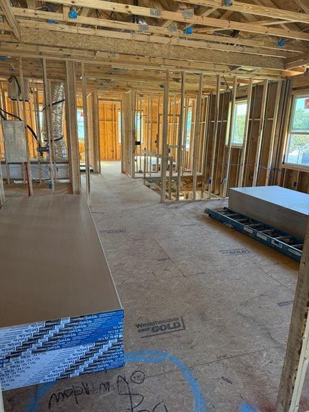 In-progress construction of a new home in , Tampa, FL (Image 6).