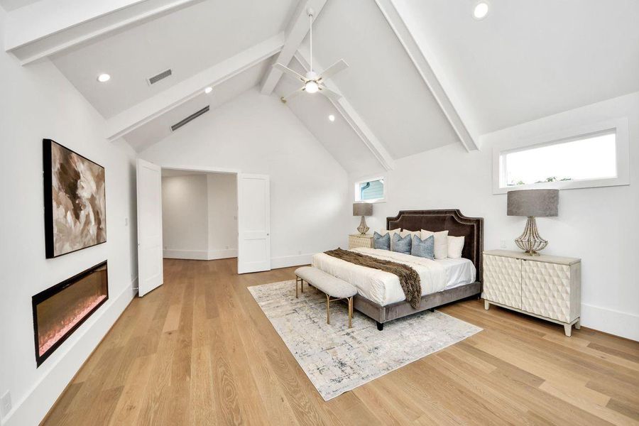 Furnished interior view inside a new home in , Houston (Image 36).
