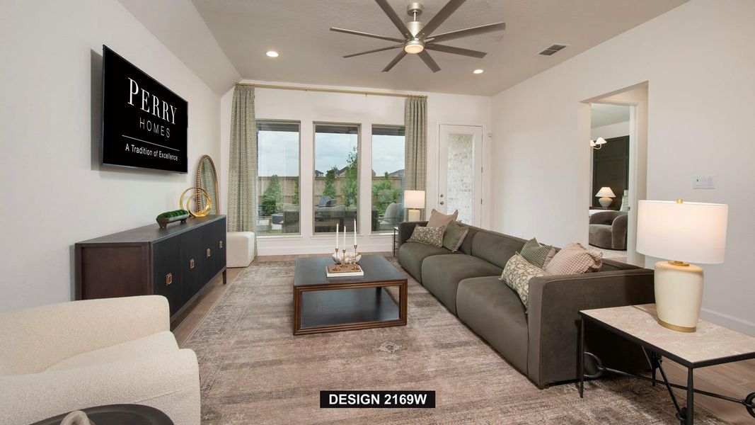 Furnished interior view inside a new home in The Highlands, Porter (Image 5). Furnished interior view inside a new home in The Highlands, Porter (Image 5).