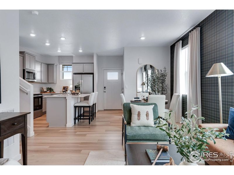 Furnished interior view inside a new home in Vista Meadows, Fort Lupton (Image 28).