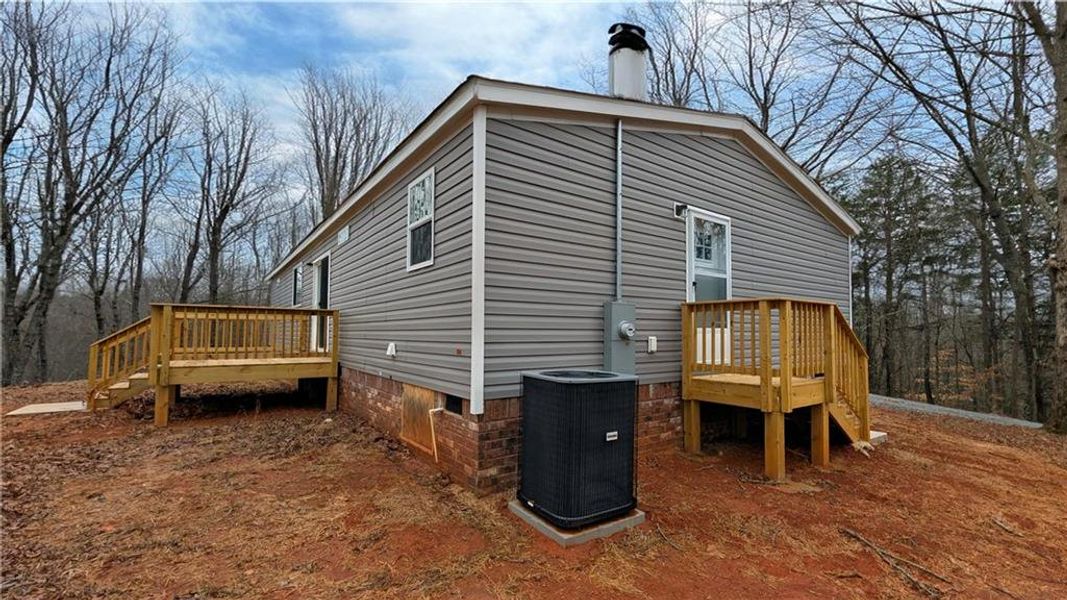 Exterior details and patio area of a home in , Dahlonega (Image 29). Exterior details and patio area of a home in , Dahlonega (Image 29).