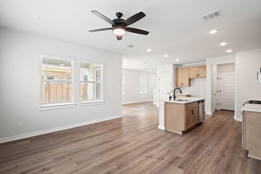 Furnished interior view inside a new home in Union Collection at Park Central, Georgetown (Image 11).
