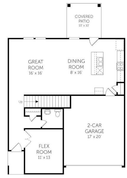 1st Floorplan - Representative Photo