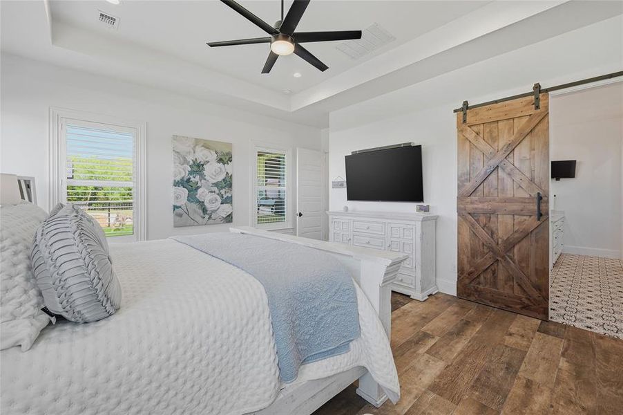 Furnished interior view inside a new home in , Savoy (Image 12).