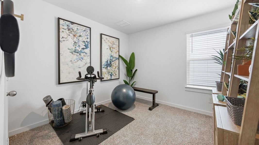 Furnished interior view inside a new home in Wheatley Oaks, Houston (Image 9). Furnished interior view inside a new home in Wheatley Oaks, Houston (Image 9).
