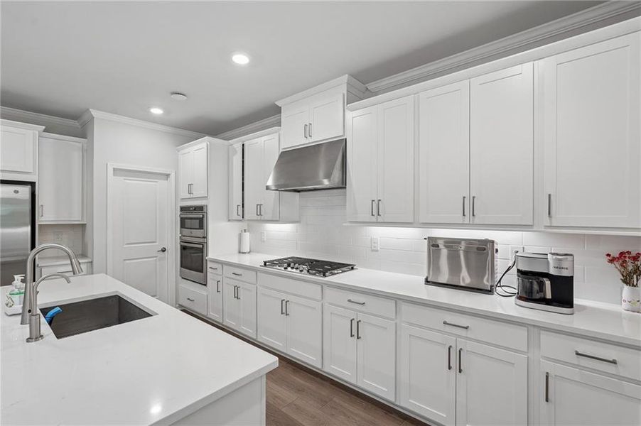 Furnished interior view inside a new home in Haley Station, Canton (Image 31).