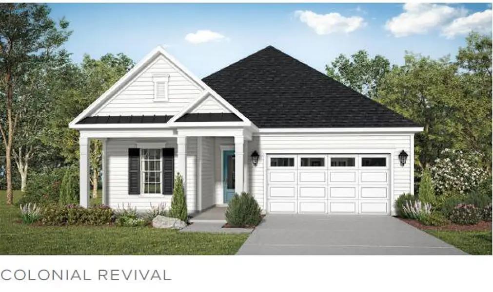 Front exterior of a new home in , Summerville, SC, highlighting curb appeal (Image 1). Front exterior of a new home in , Summerville, SC, highlighting curb appeal (Image 1).