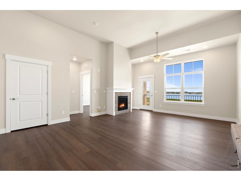 Spacious, unfurnished interior of a new home in The Lakes at Centerra, Loveland (Image 24). Spacious, unfurnished interior of a new home in The Lakes at Centerra, Loveland (Image 24).